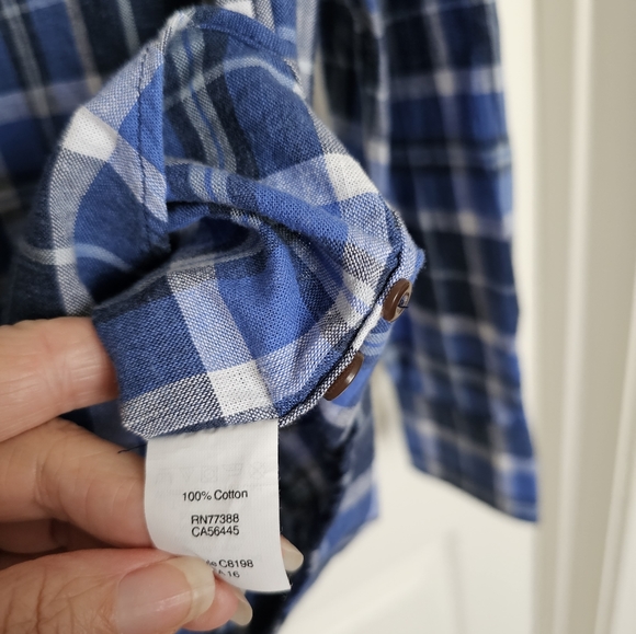 NWT J.Crew Men's Button Down Plaid - Picture 4 of 4